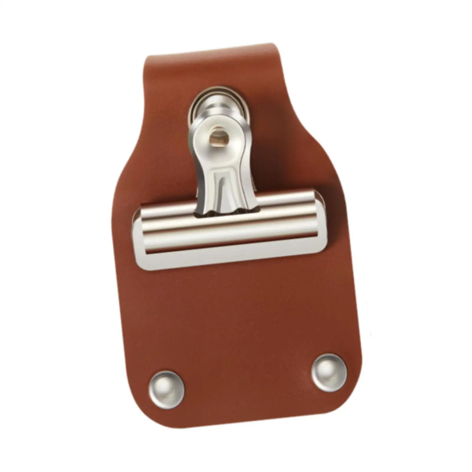 Reusable PU Leather Number Holder Multifunctional Clip Stylish Accessory for Livestock Show and Horse Stall Exhibitors