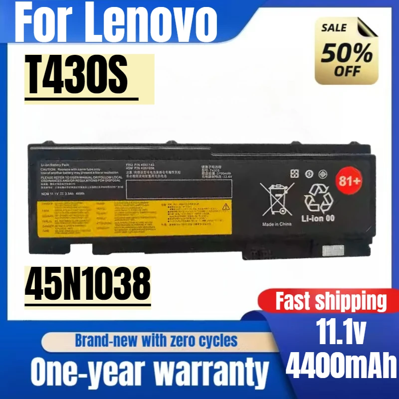 For Lenovo Laptop Battery T430S 45N1038 High Quality High Capacity Battery Replacement Bateria