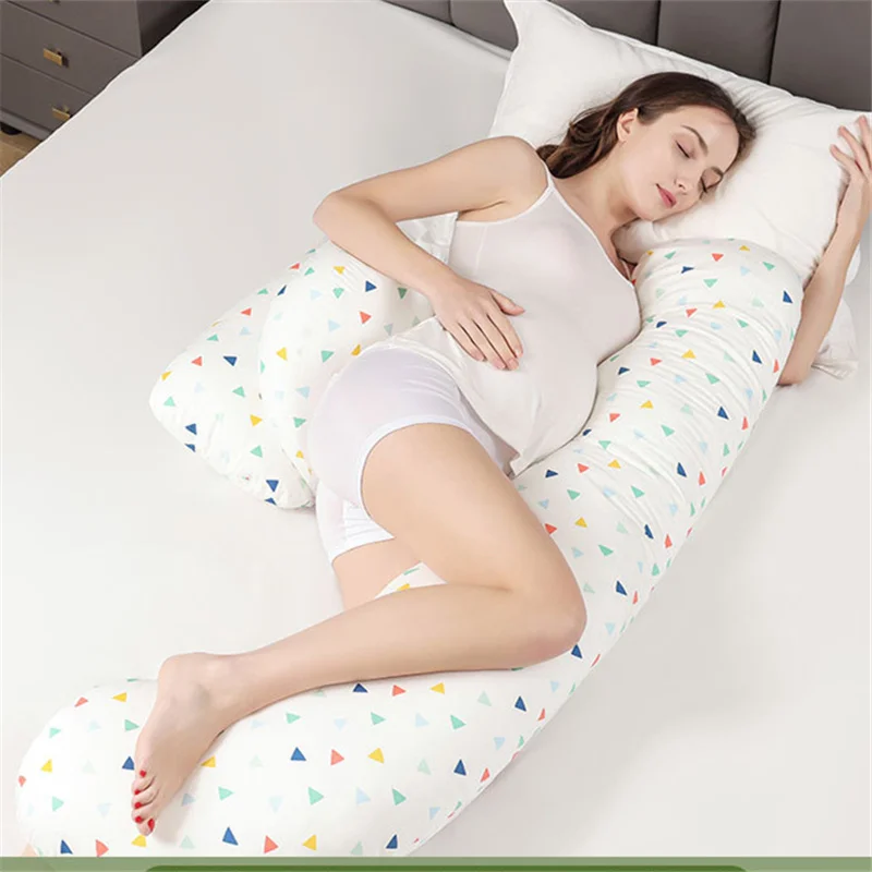 Almohada de apoyo para dormir de lado en forma de H para mujeres embarazadas, artefacto de maternidad para dormir, multifuncional, Simple