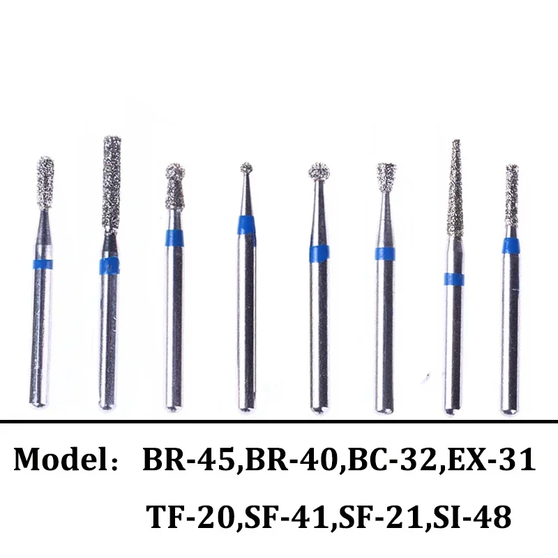 

8Pcs/box Dentist Burs Polishing Kit Diamond Burs Drill High Speed Handpiece Dentistry Tools