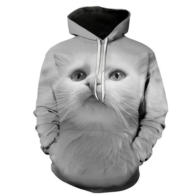 Cute Cat Fashion Style 3D Printed Hoodies Unisex Pullovers Hoodie Casual Sweatshirts Street Top Tracksuit