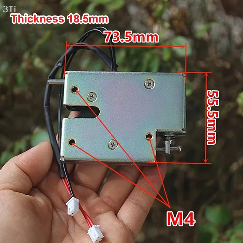 Электрический замок постоянного тока 12V2A, самооткрывающийся электронный замок для шкафа, небольшой соленоидный электрический замок для ящика шкафа с управлением
