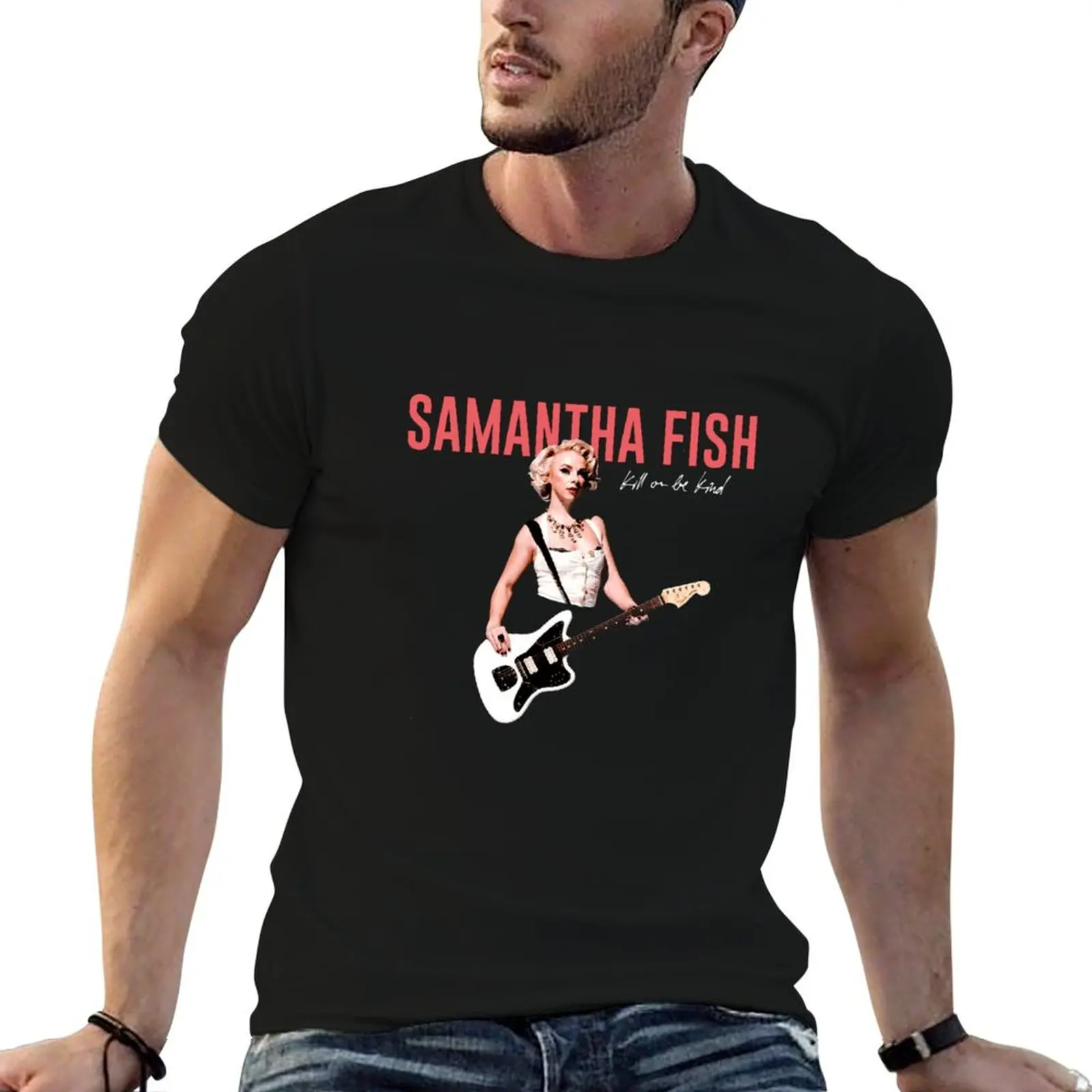 Samantha Fish T-Shirt Minimalist Casual Short Sleeve Top