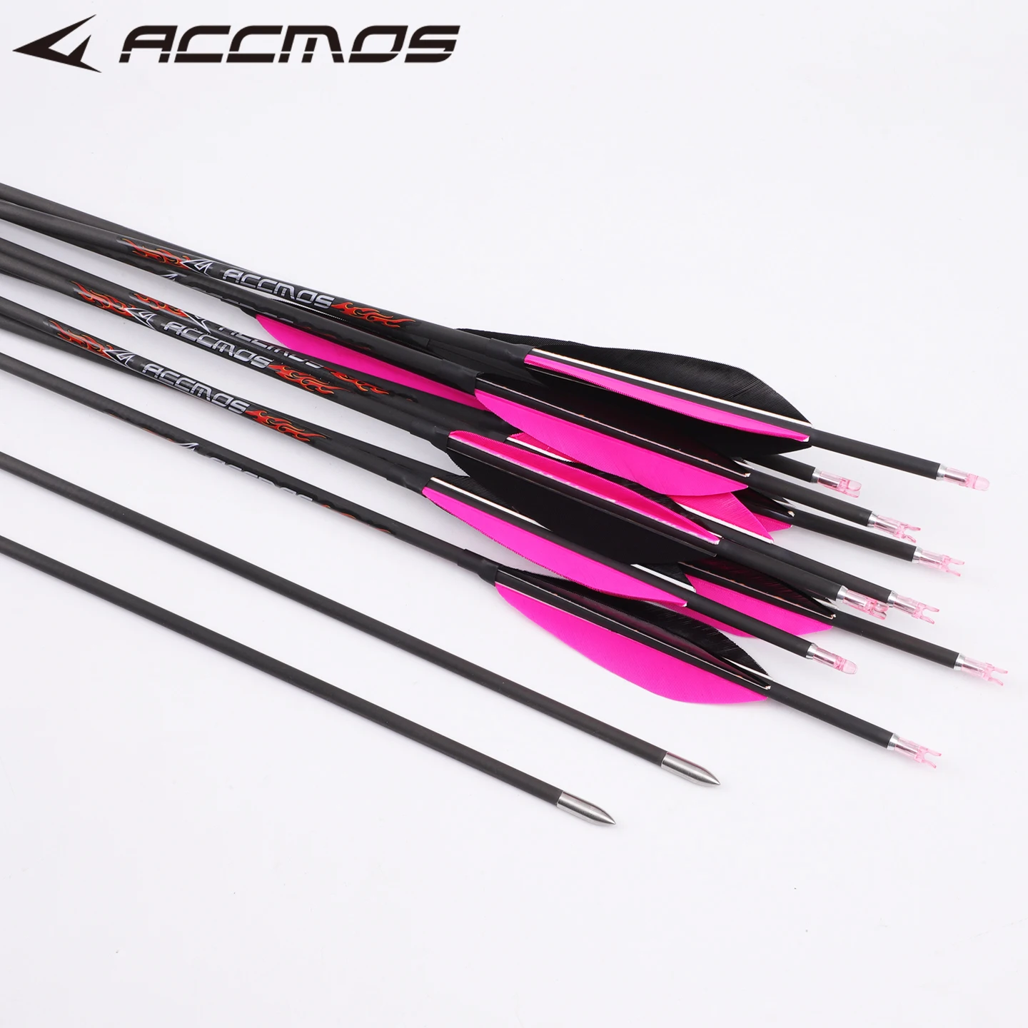

Pure Carbon Arrows Spine 300 400 500 600 700 800 900 1000 1100 1300 1500 1800 ID4.2mm Turkey Feather 31 32 33 inch for Archery