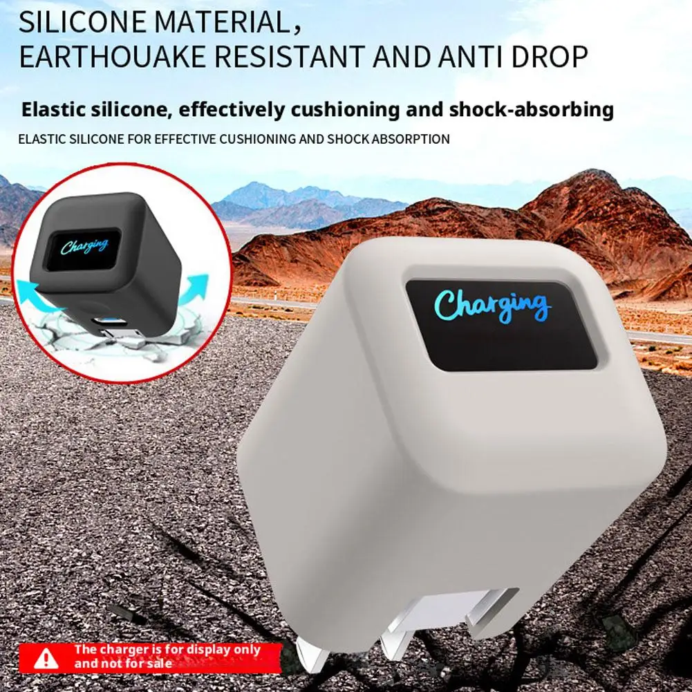 غطاء حماية من السيليكون لشاحن Anker Nano الذكي (45W Max) غطاء حماية مقاوم للغبار والصدمات 2026