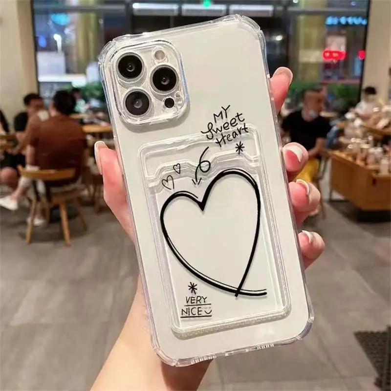 Card Holder Case for Samsung Galaxy S24 Ultra S22 S23 Plus S20 S21 FE A55 A54 A53 A52 A52S A35 A23 A24 A33 Wallet Pocket Cover