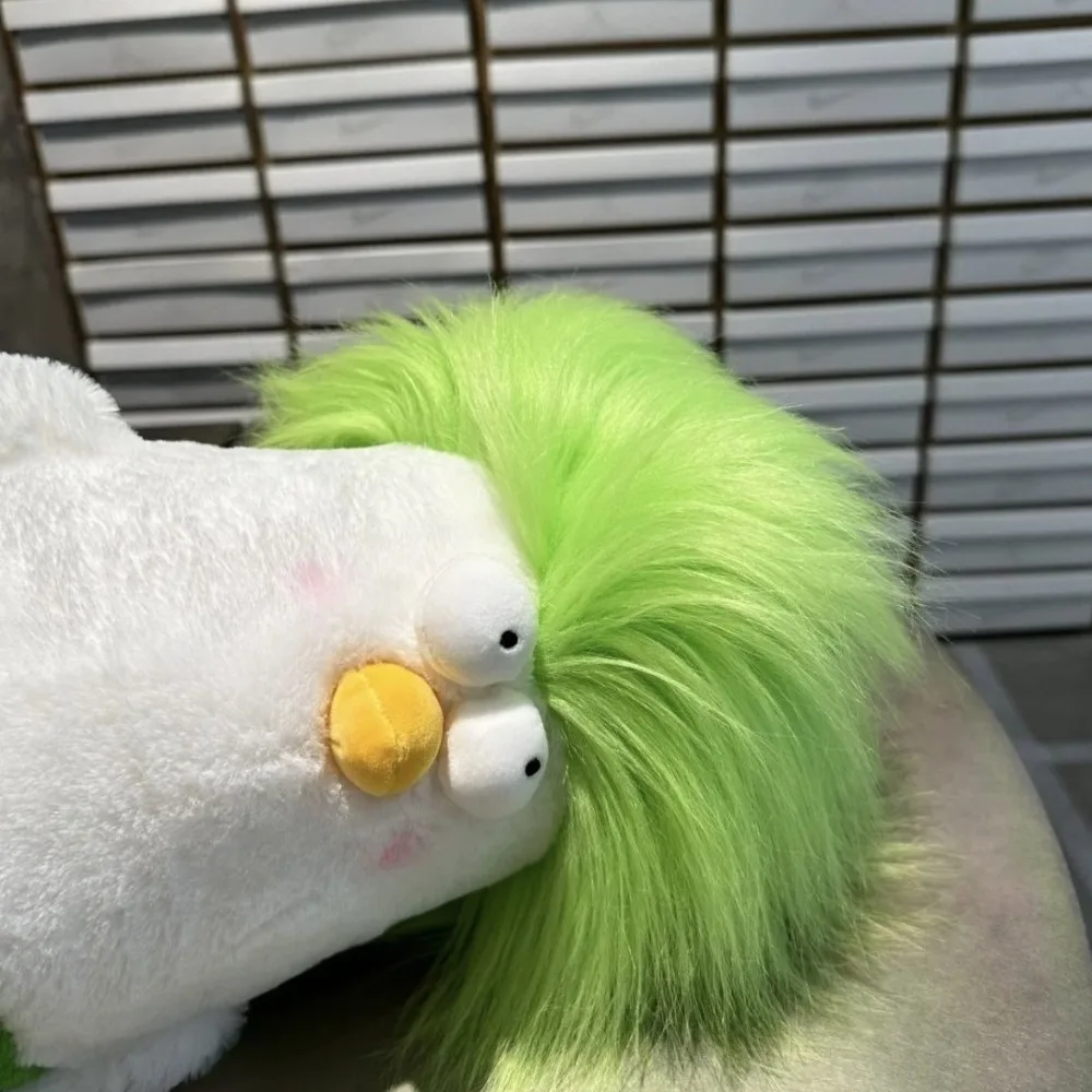 Novo desenho animado de frango brinquedos de pelúcia cabeça afro kawaii animal travesseiro decoração de casa bonecas de pelúcia presentes de aniversário