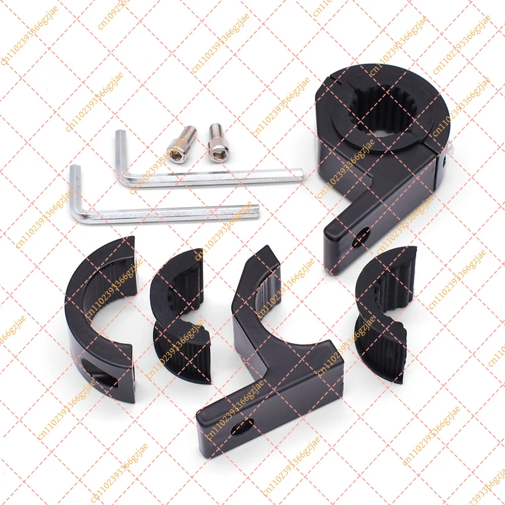 LED Auxiliary Fog Light Bracket for 22mm Motorcycle Handlebars, Universal Handlebar Mount Parts