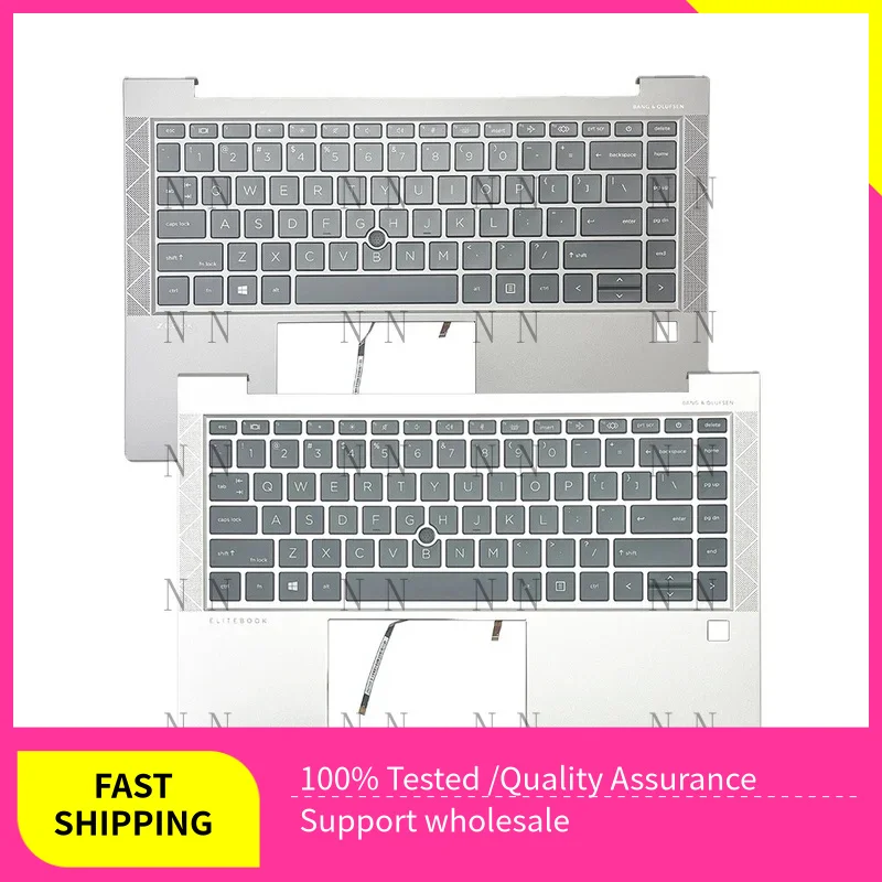 

YUZG New For HP EliteBook 840 G7 G8 Zbook Firefly 14 G7 Palmrest Keyboard w/Backlit