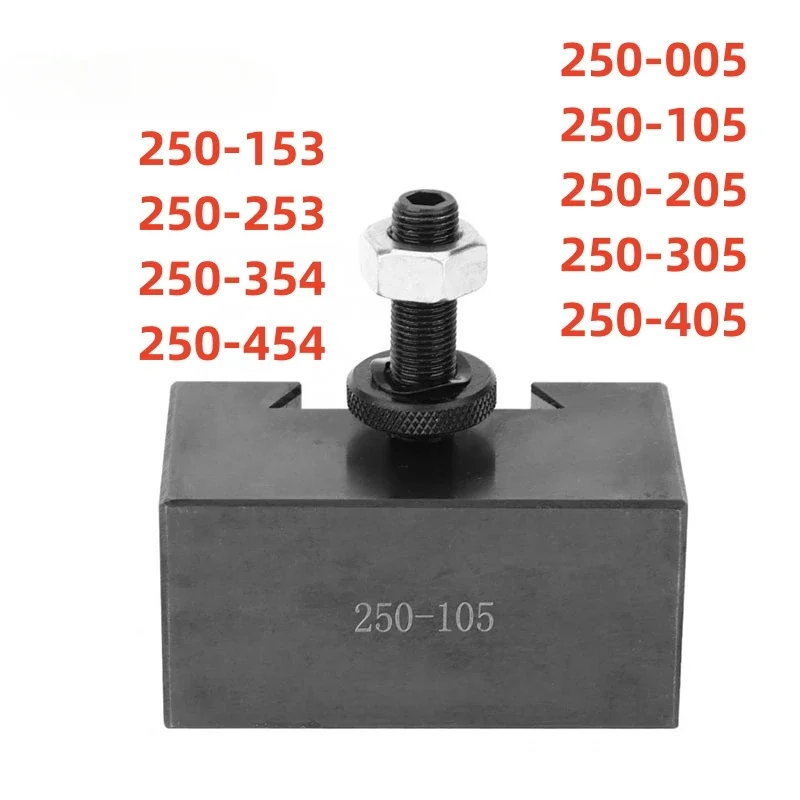 NEW 250-005 250-105 250-205 250-305 250-405 250-153 250-253 250-354 250-454  Quick Change Tool Holder Drilling Turning Tool Post