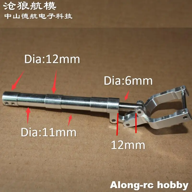 RC Airplane Part-- Height 95mm-185mm Damping Kneeling Landing Gear Worm Shock Tripod Suitable for 3-5kg RC Models Jet EDF Plane