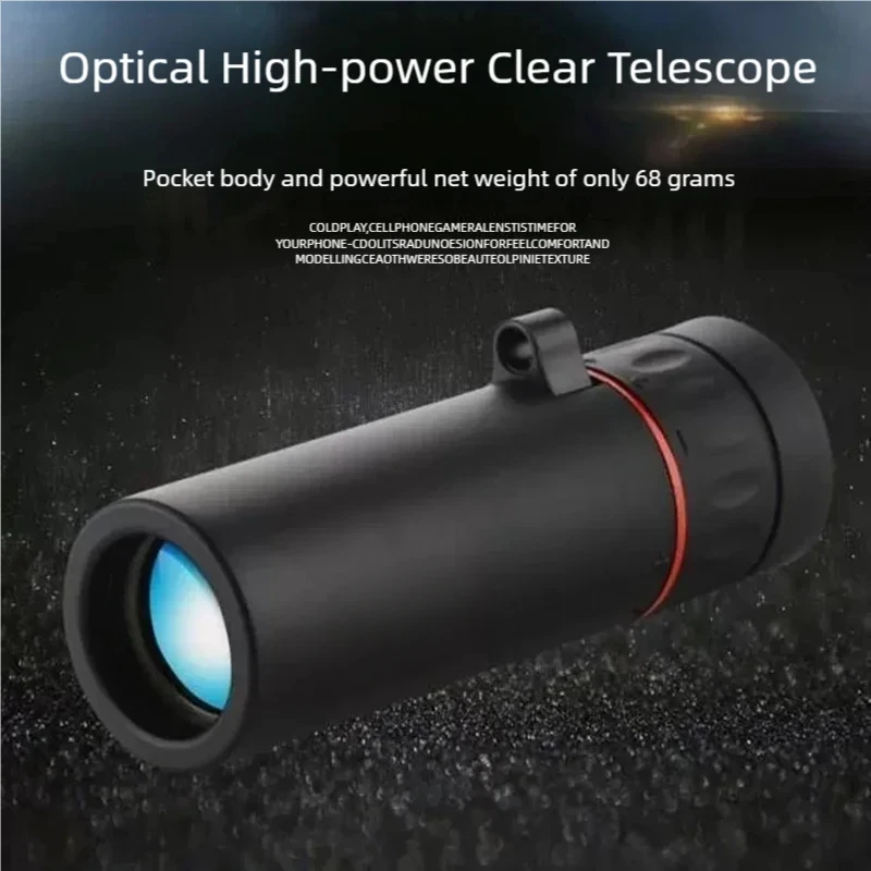 تلسكوب Xiaomi Youpin 2000X25 Hd أحادي العين أحادي العين عالي الطاقة للرؤية الليلية تلسكوب صغير محمول نطاق السفر
