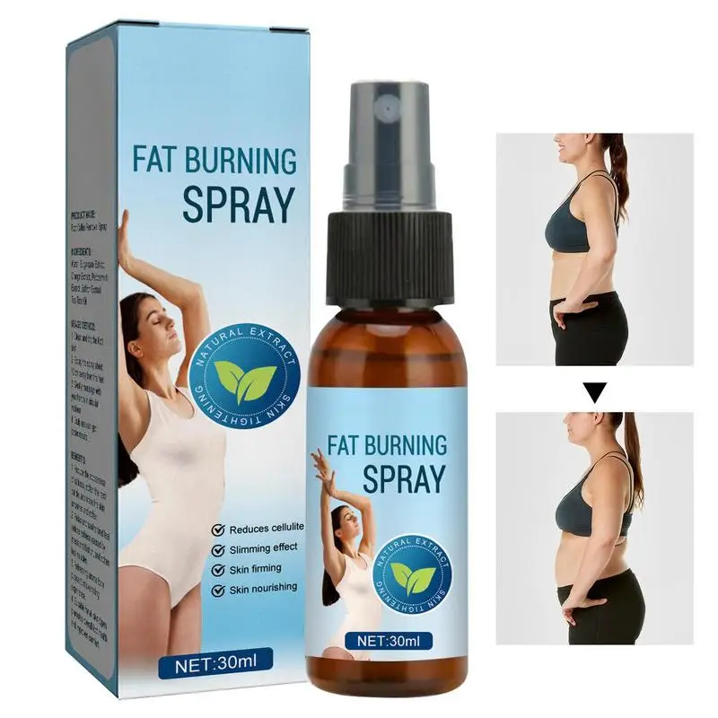 

Body Massage Oil Spray 30ml Portable Body Firming Spray For Weight Loss Skin-Friendly Saggy Skin Tightening Spray Fat Burner