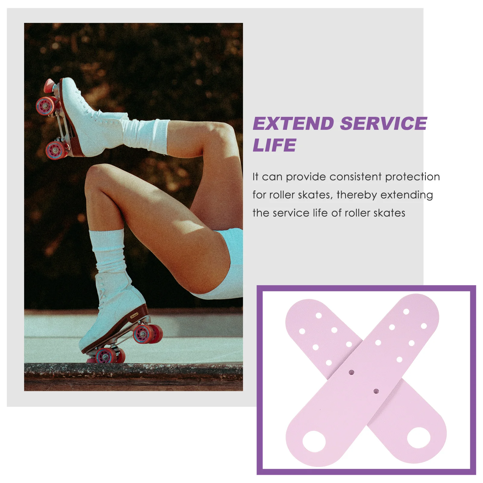 

Roller Skate Protective Cover Skating Accessories Case Toe Stoppers Skates Fitness