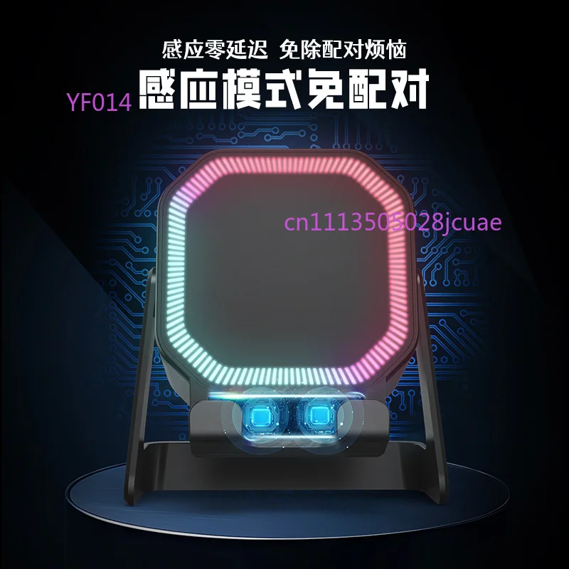 Mold Dual Sensor Phone Tablet Holder Lazy Live Streaming Stand with RGB Light Bluetooth Speaker