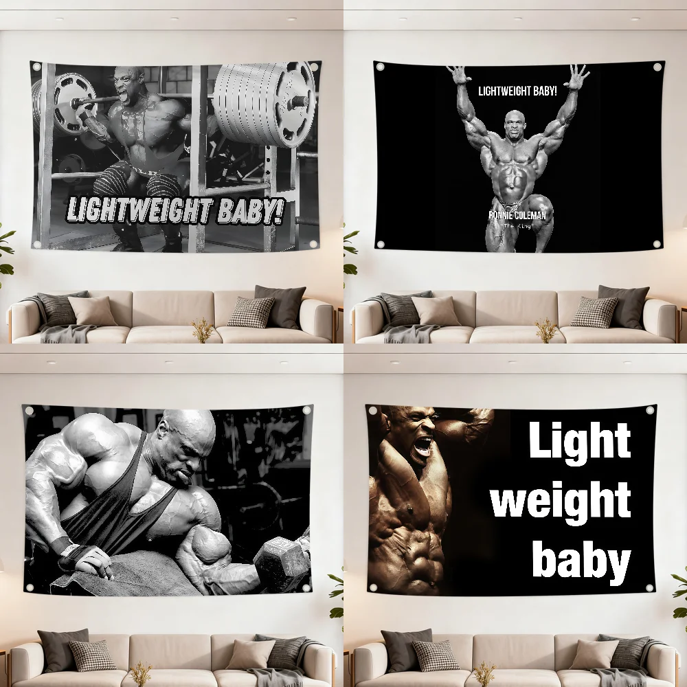 Ronnie C-Coleman LIGHTWEIGHT BABY flag Decoration Outdoor Picnic Party Art Hanging Home Camping Party Banner Best sellers