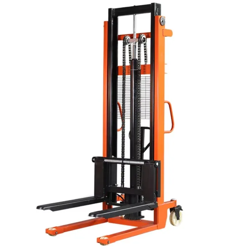 

1 Ton 1.6M Forklift Hydraulic Manual Stacker Forklifts Hand Pallet Truck Stacker