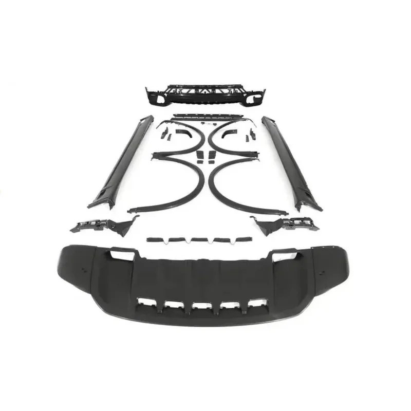 

Car body kit front bumper guard plate, wheel side skirt 15-17 Cayen GTS