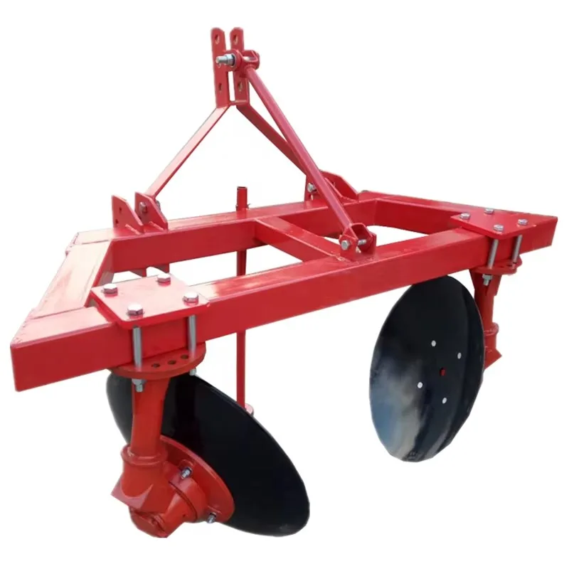 Tractor Mounted Disc Ridger Plough Plow Cultivator Farm Land Bed Ridging ridge Making Machine