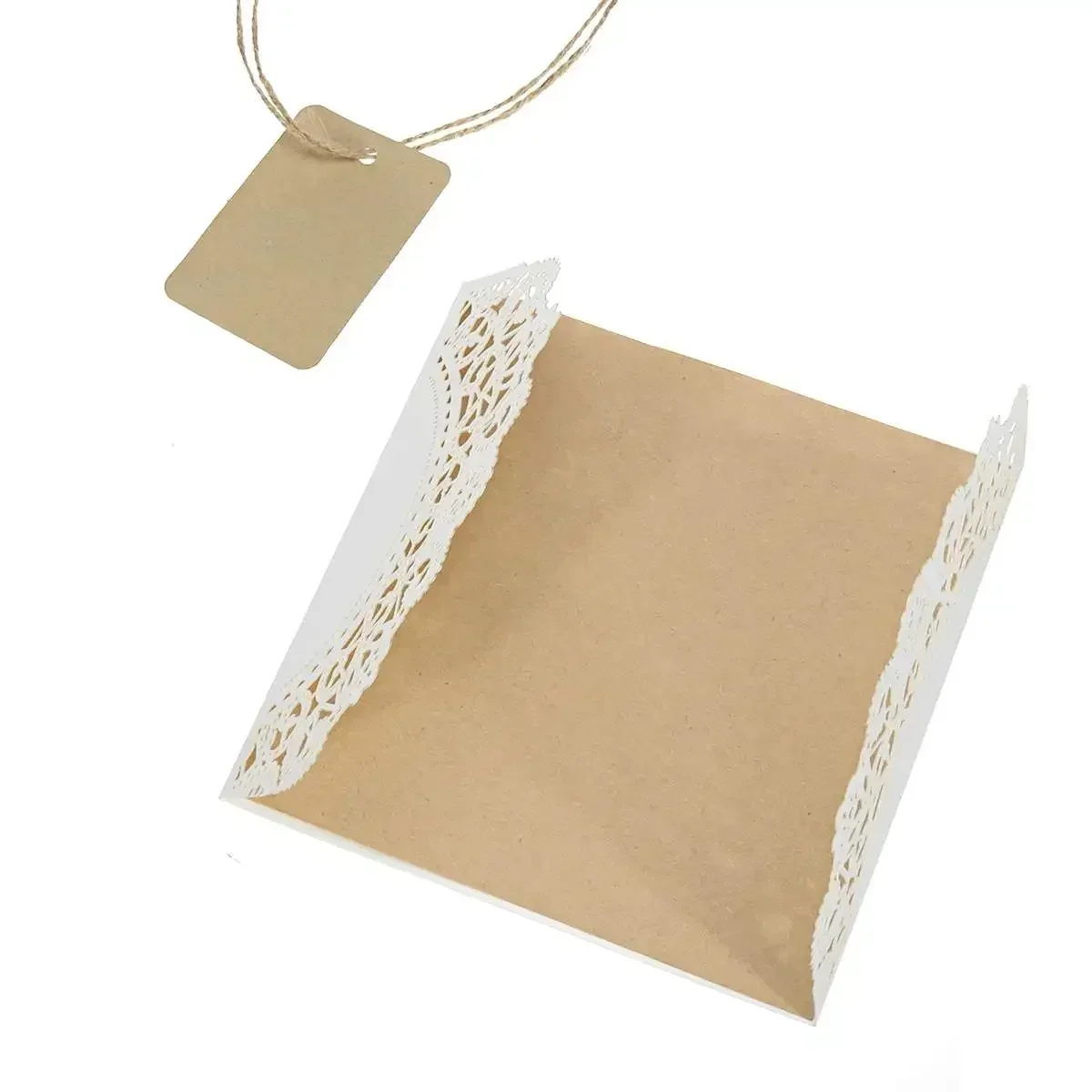 10/30/50Pcs/set Laser Cut Wedding Invitations Cards Tags Vintage Wedding Bridal Gift Greeting Card Event Party Birthday Supplies