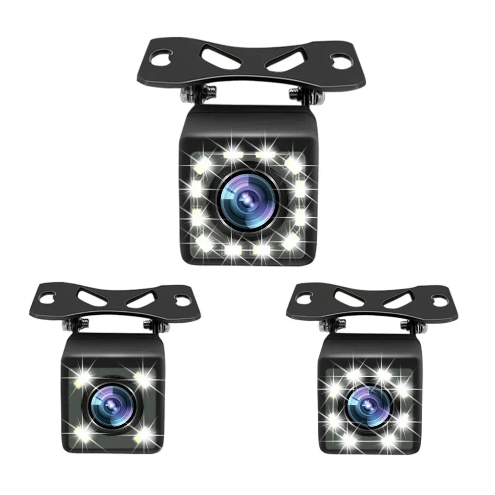 

High Digital 8LED Flashlight Waterproof Car Rear View Camera Support Night Vision 170 Degree Wide Angle Car Camera