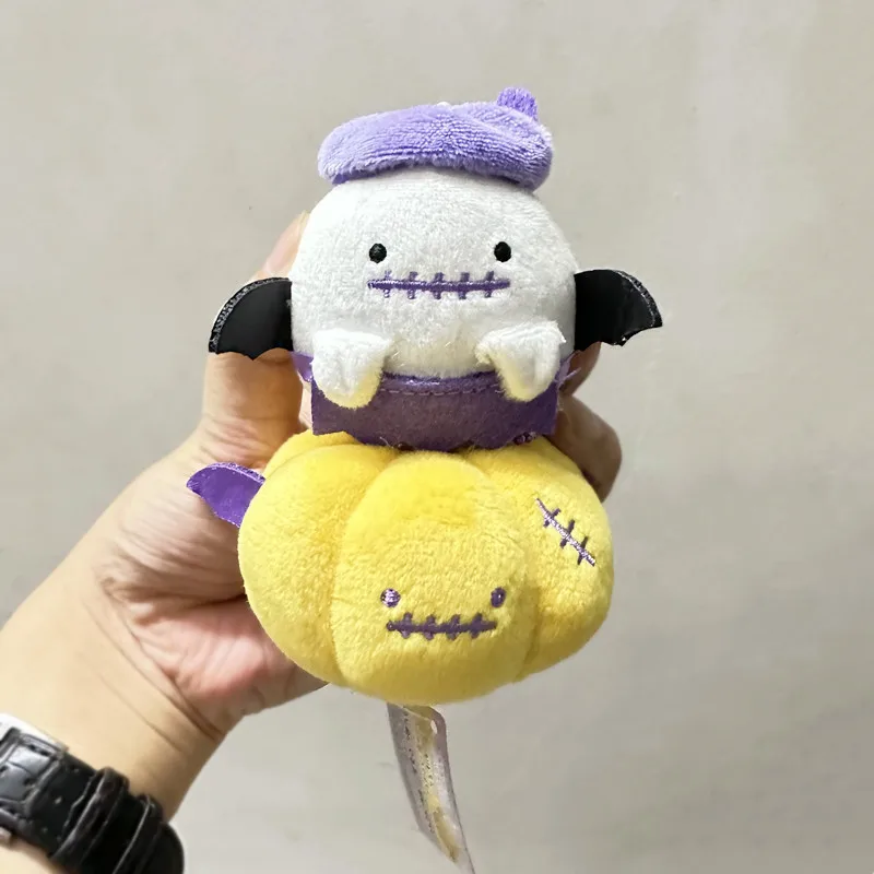 2Pcs/Set All Saints' Day Series  Sumikko Gurashi Plush Stuffed Toys Funny Pumpkin and Ghost Sumikkogurashi Plush Toys For Kids