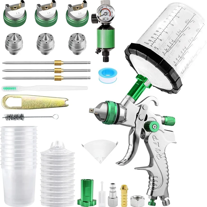 

ABKW-HVLP Kits, Pro Automotive Paint Painting For Cars, Furniture, Fence DIY Projects, Easy-To-Use