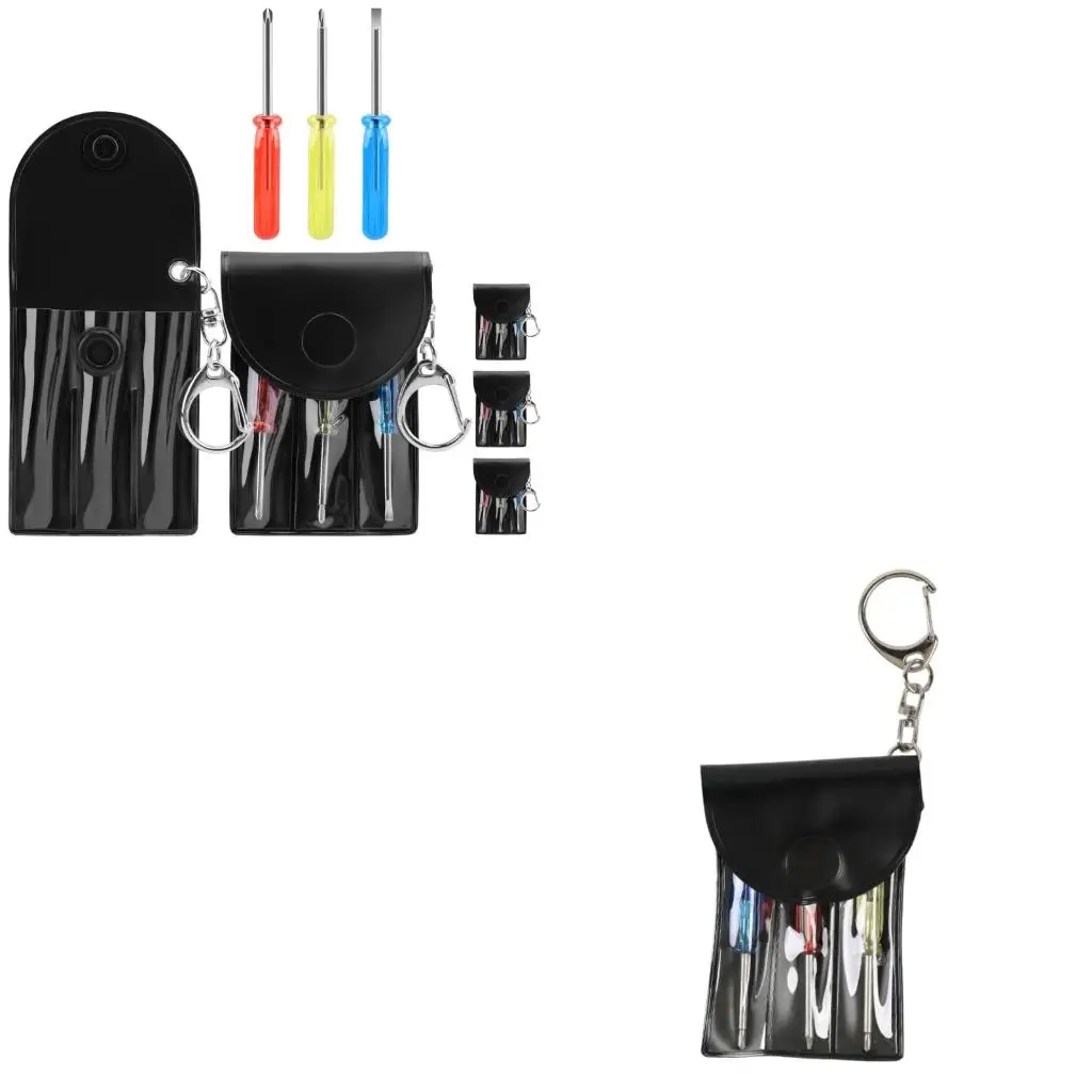 Compact Screwdriver Keychain Set Essential Tool 5/10 Set For Eyeglasses Watches Gadget Repairs