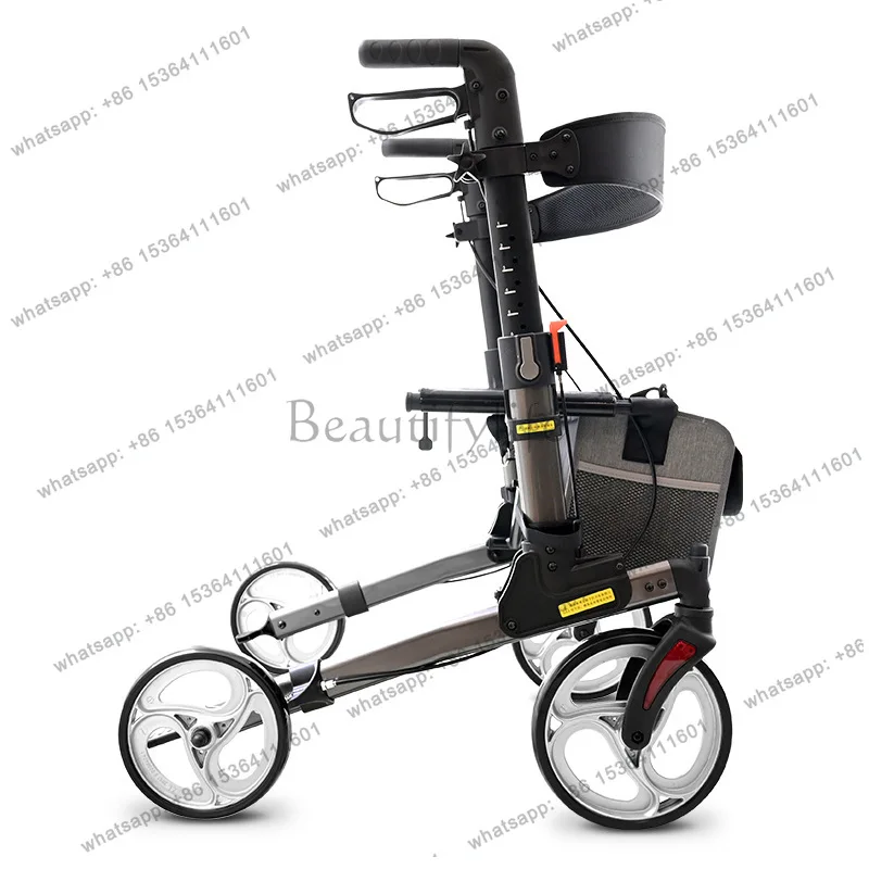 Walking aids for the elderly Walking device Wheelchair walking 2-in-1 crutch walker