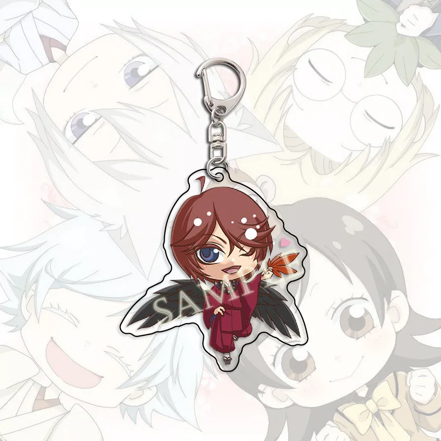 Japan Cute Cartoon Kamisama Love Anime Figures Tomoe Momozono Nanami Cosplay Acrylic Keychains Pendant Accessories Xmas Gift 6CM image 4