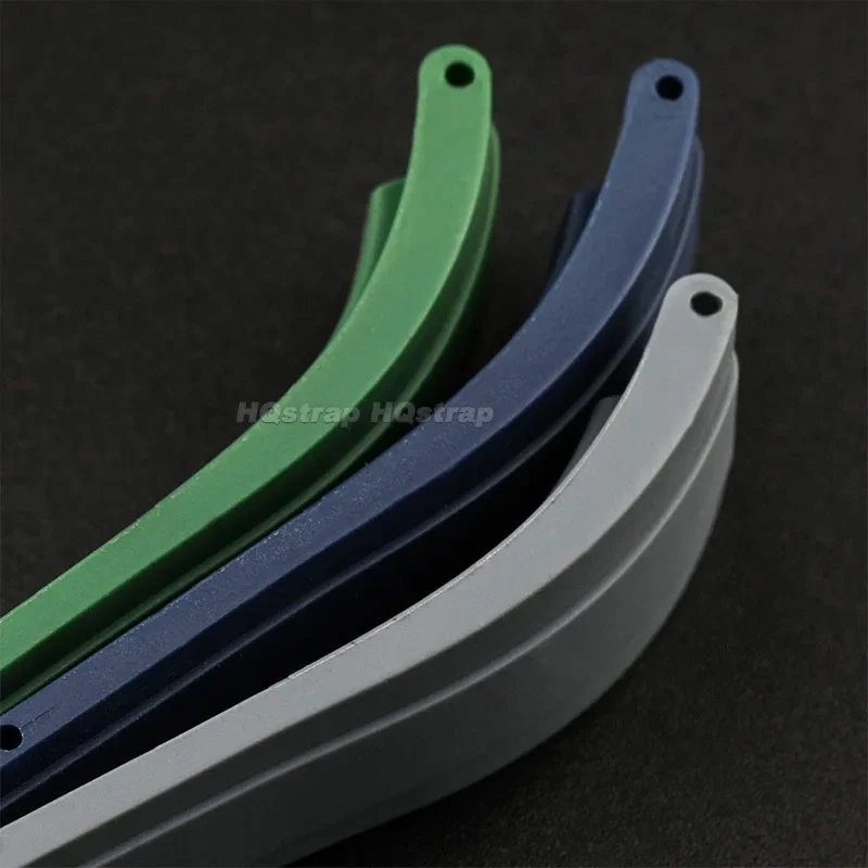 Pulseira de borracha de silicone 20mm, pulseira à prova d'água para rolex para submarinista gmt daytona, cinto de substituição universal