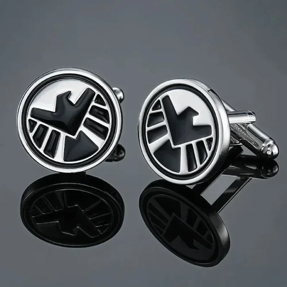 Simple Laser Glossy Copper Metal Cufflinks for Men\'s Fashion French Cuffs Buttons Women\'s Travel Party Dress Accessories Gifts
