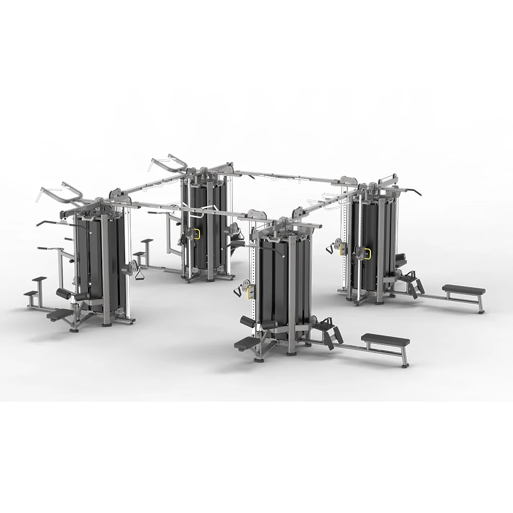 Factory Price YinQian Fitness Adjustable Steel Multi Trainer Professional Bodybuilding 16 Station Workout Chest Arms Exercises