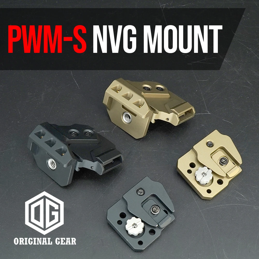 

SPECPRECISION Tactical Parasitic Weapon Mount-Static (PWM-S) & HVM Shoe Combo 2PS Metal Helmet Mount