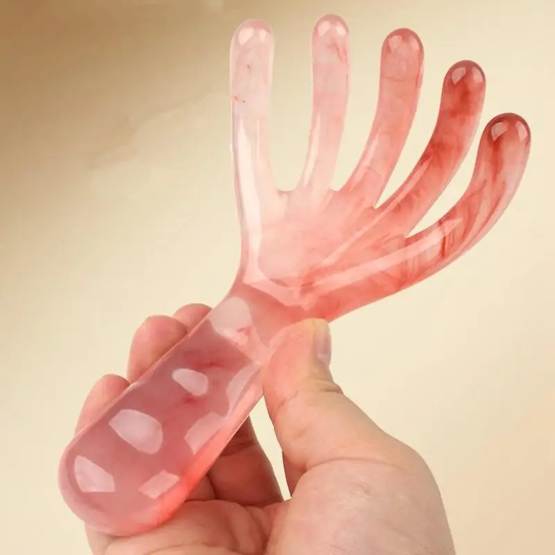 

1 шт., массажер для кожи головы, спины, скребок для головы, портативный спа-массажер для головы для глубокой релаксации, можно использовать на каждой части тела