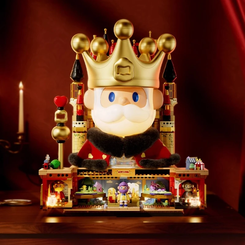 طبعة محدودة جديدة من أريكس يسعى يونيكورن فارمربوب كينغ كتلة كبيرة بنة التجمع نموذج الأطفال هدية لتقوم بها بنفسك ألعاب ألغاز