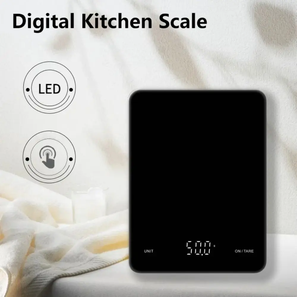 

5kg/0.1g Digital Kitchen Scale LCD Display High Accuracy Jewelry Scales Professional Multifunction Electronic Food Scale Home