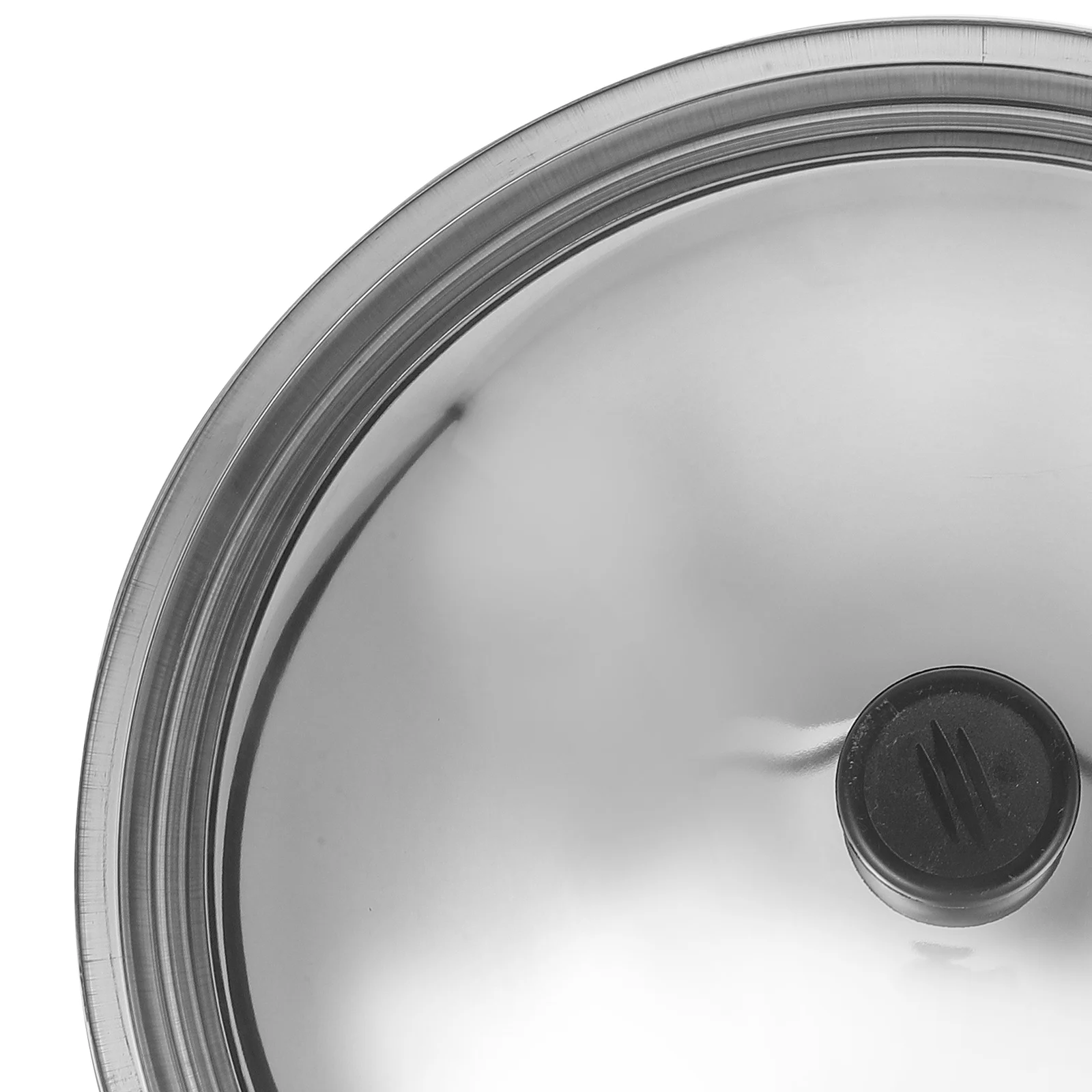 

Stainless Steel Pot Lid 34Cm Anti-Scald Cover For Pans Pot Spill Stopper Knob Handle Cooking Tool Kitchen Gadget