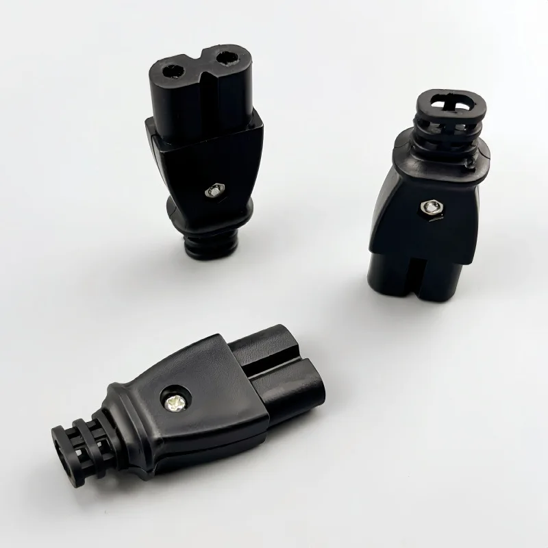 C8 male power socket C7 female plug power outlet embedded electric connector connector 35mm*15mm AC 2.5A 5A 250v