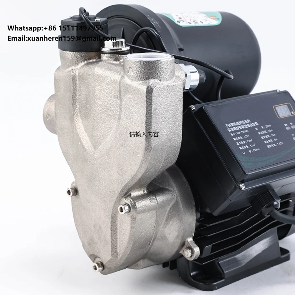 

HB-1100D(S) Индивидуальный бытовой полностью автоматический бесшумный водонагреватель из нержавеющей стали, насос повышения давления воды