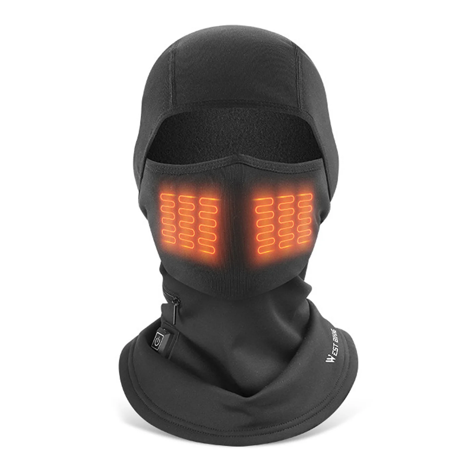 Elektrische Heiz mütze zum Skifahren Radfahren wind dichte atmungsaktive Gesichts haube warme Ski maske Motorrad Sturmhaube zum Angeln Jagd