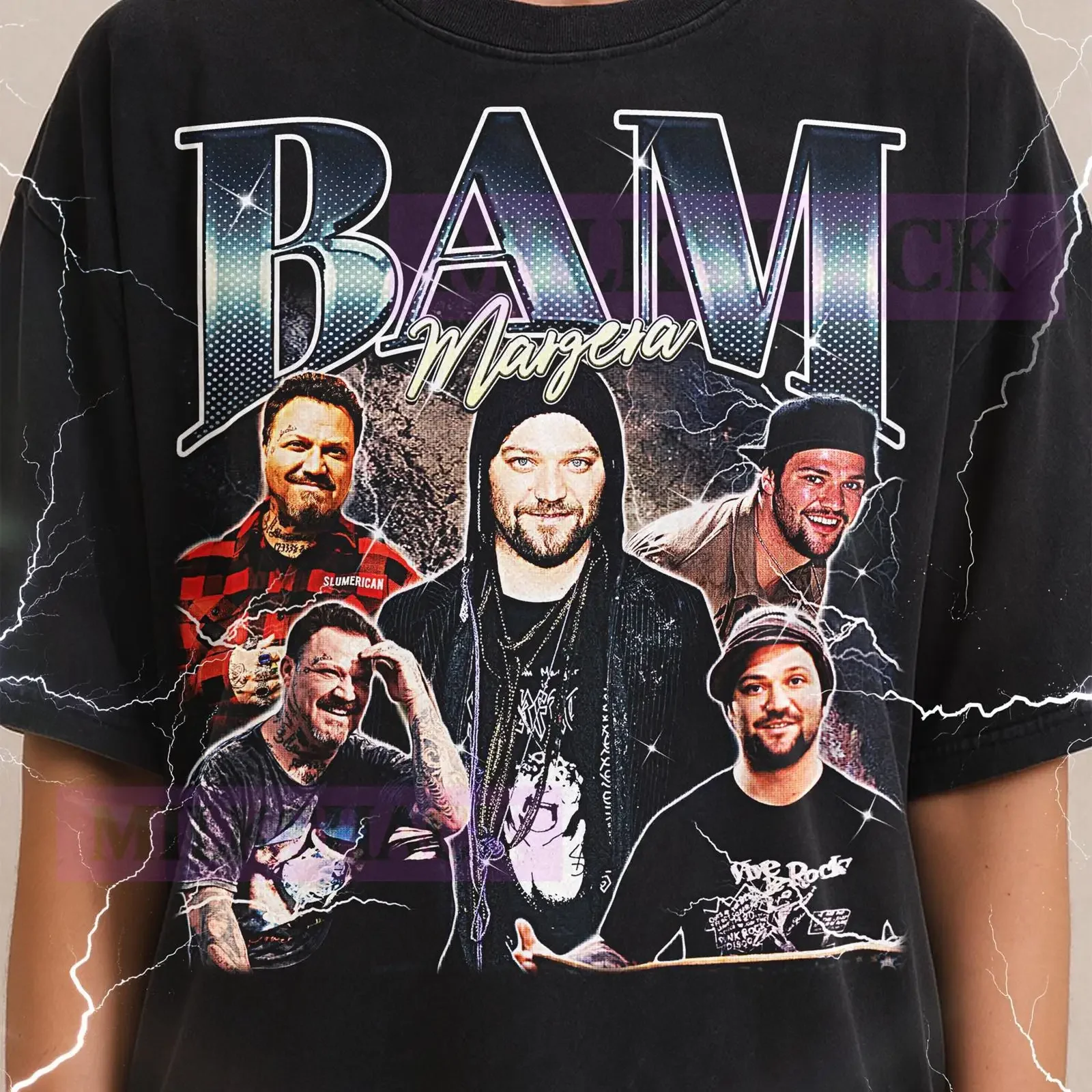 Винтажная футболка Bam Margera Bootleg в стиле 90-х, ретро, для скейтбордистов, каскадеров, комиков, звезд, повседневная, с эффектом потертости, мягкая.