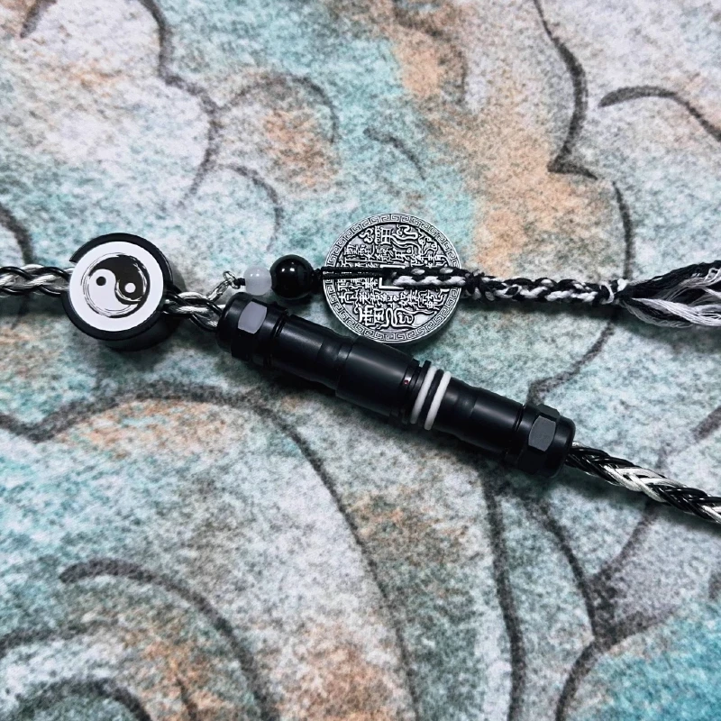 SHINE CUTOMIZE National Style Series Keyboard Cable Single Crystal Copper 8K Esports Navigation Plug in Cable "Mountain Ghost"