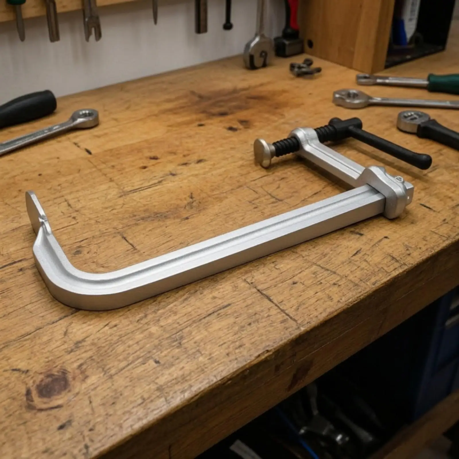 Stamped Steel F Clamp Thickened Metal Frame for Demanding Workshop Environments Professional Use
