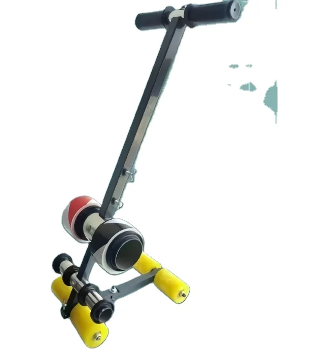 Tape scribing machine, court line scribing machine, ground roller