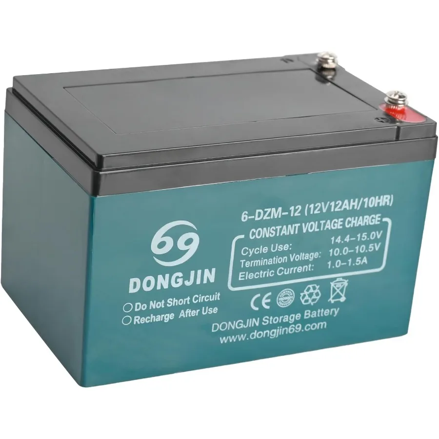 4PCS 12V 12Ah 6DZF12 6DZM12 Ricaricabile ManutenzioneFree SLA AGM Batteria di Ricambio per 48V Motore Elettrico Mobilità Scooter AT