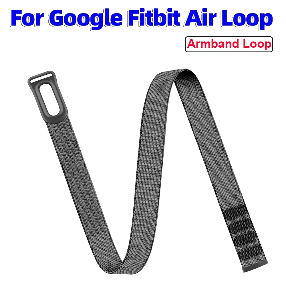 Image of Gewebtes Bizepsband für Google Fitbit Air, kreisförmiges Armband, verstellbarer Bizepsgurt, Unisex, robustes, weiches, atmungsaktives Band, Bizepsband