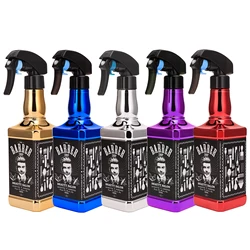 Barbertop Hairdressing Spray Bottle Salon Barber Hair Tools Water Sprayer Retro Whiskey Oil Head Watering Can Styling Tools