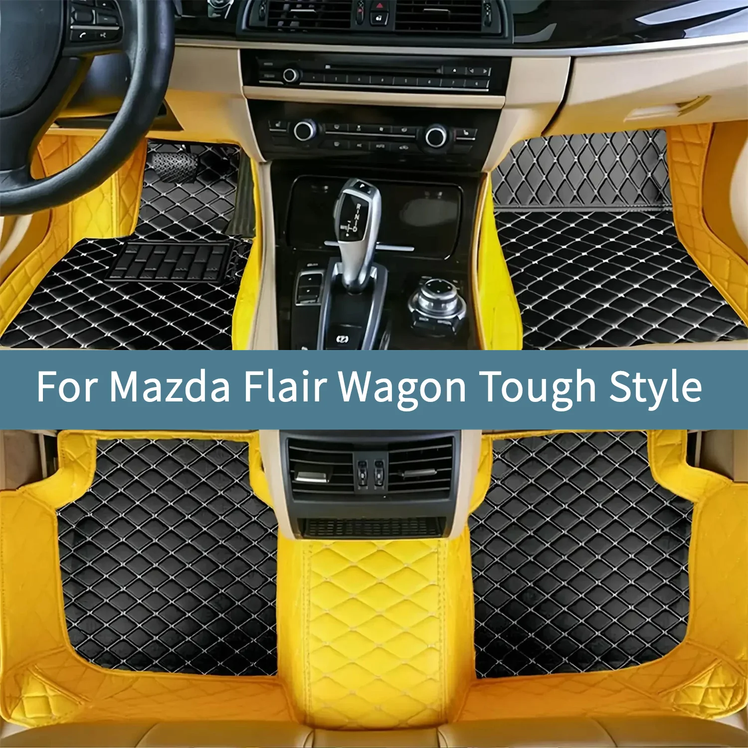 

Полный комплект автомобильных ковриков для Mazda Flair Wagon Tough Style 2021 2022 2023 2024 2025 2026 Коврики для автомобилей Аксессуары для интерьера