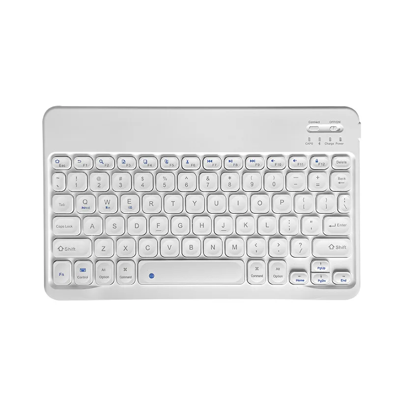 round Cap Bluetooth KeyboardipadPortable Rechargeable Wireless Keyboard for Mobile Phone Tablet Notebook